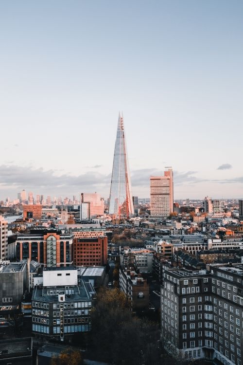 The shard london.