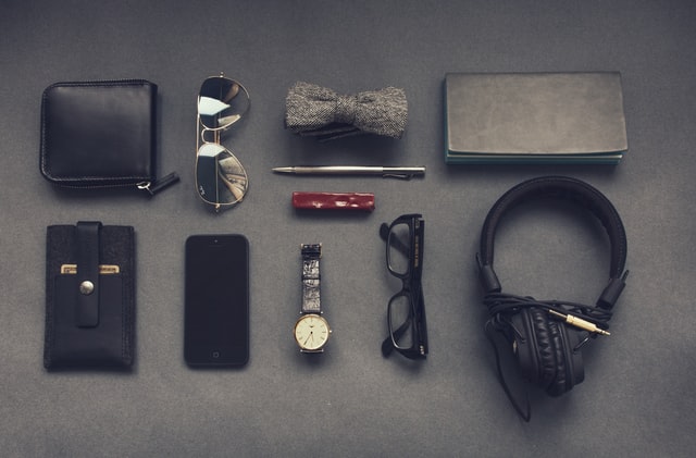 Women business travel personal items