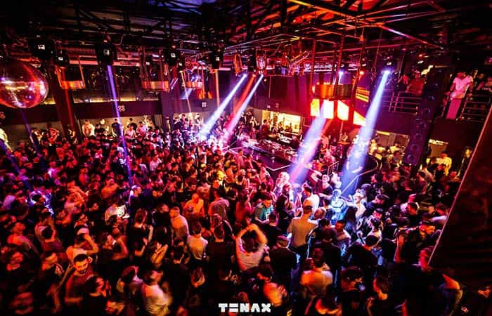 Tenx nightclub Florence Italy.