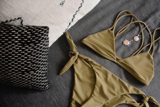 Beach vacation bikini outfit