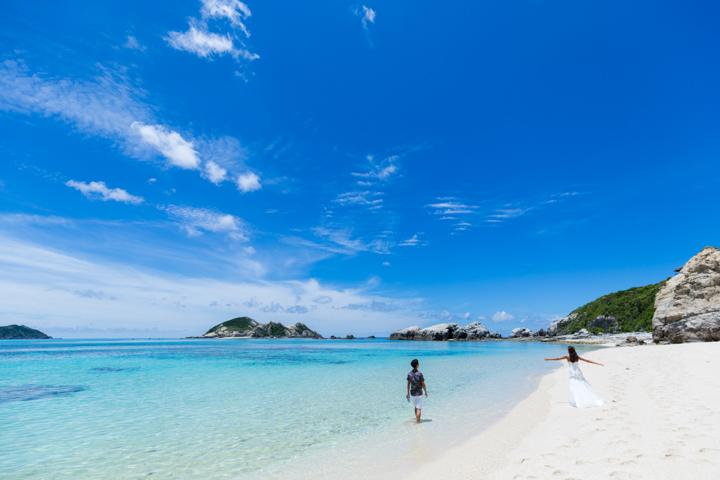 Aharen Beach coastline