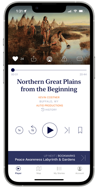 Autio audio storytelling app experience