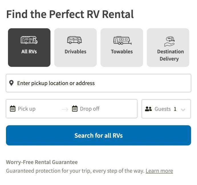 RV Rentals Near Me