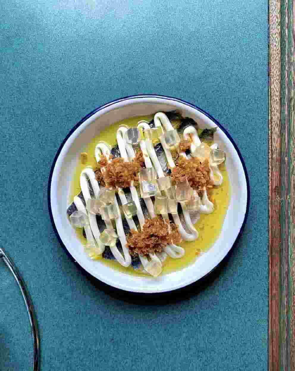 Fish dish decorated very professionally