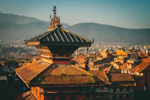 City skyline in Bhaktapur