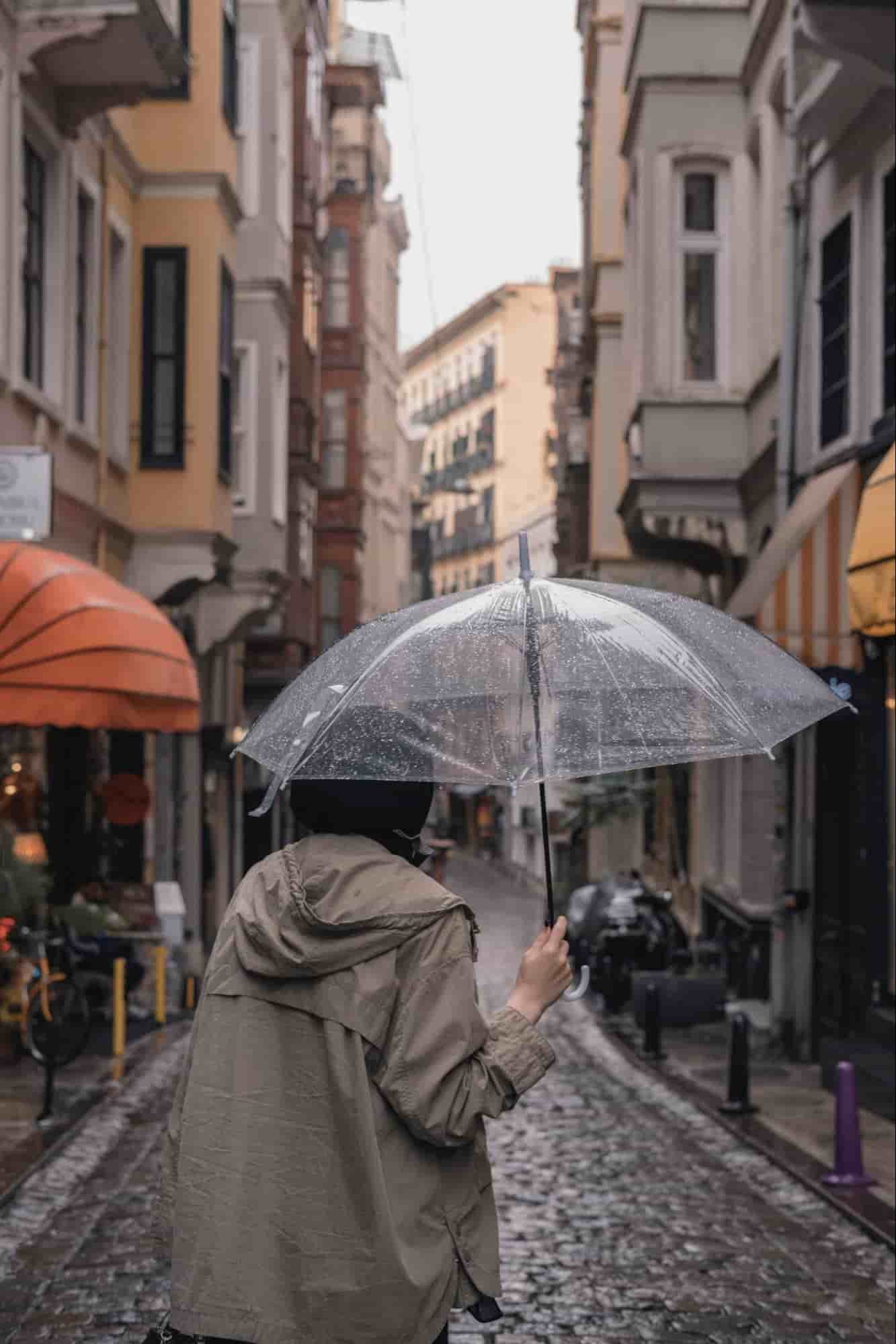 person walking with umbrella in Venica, Italyy