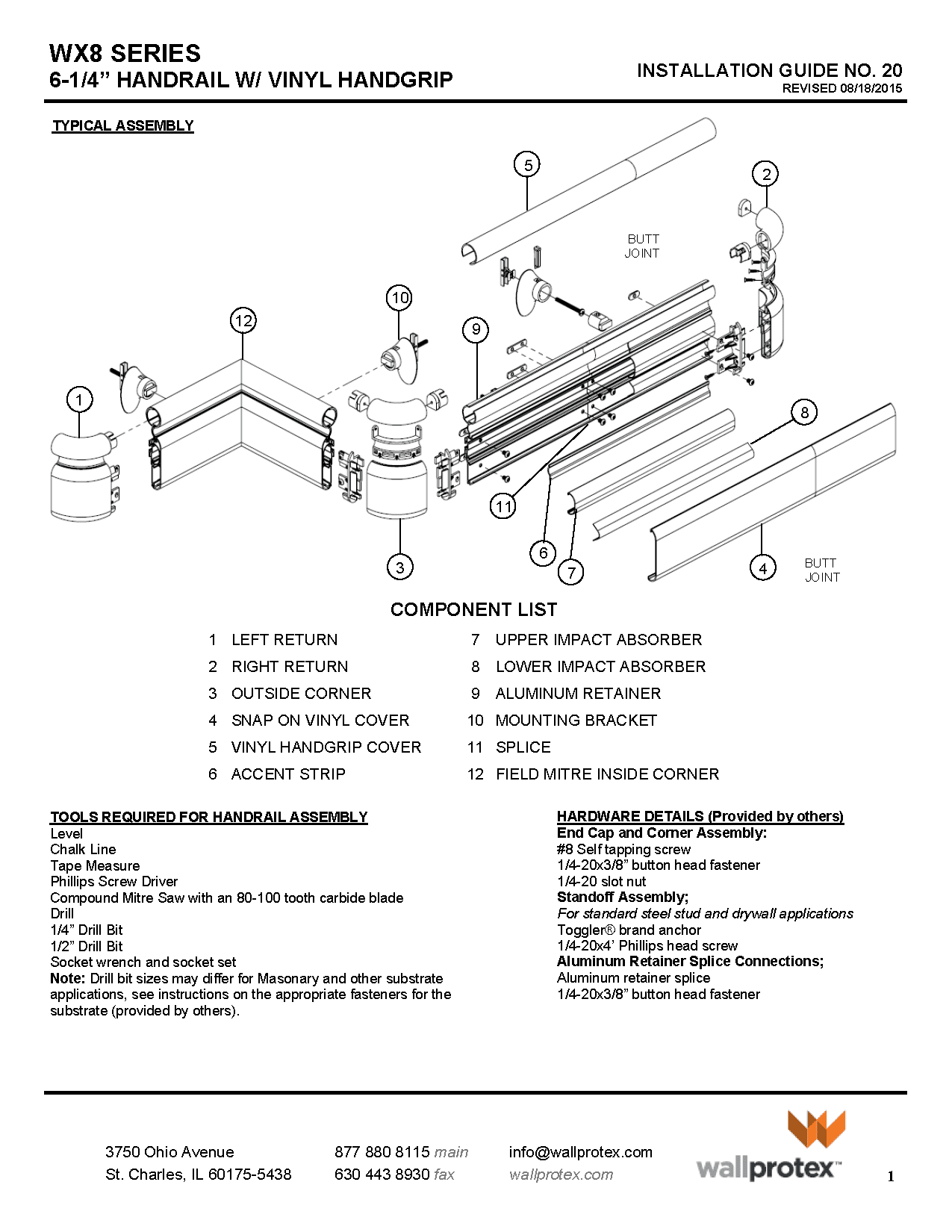 Accent Strip Handrail Wallprotex