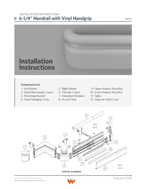 Accent Strip Handrail Wall Protection Product Wallprotex