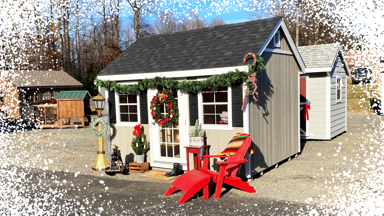 Structure of the Week A Christmas Shed 10X12 AFrame This n' That