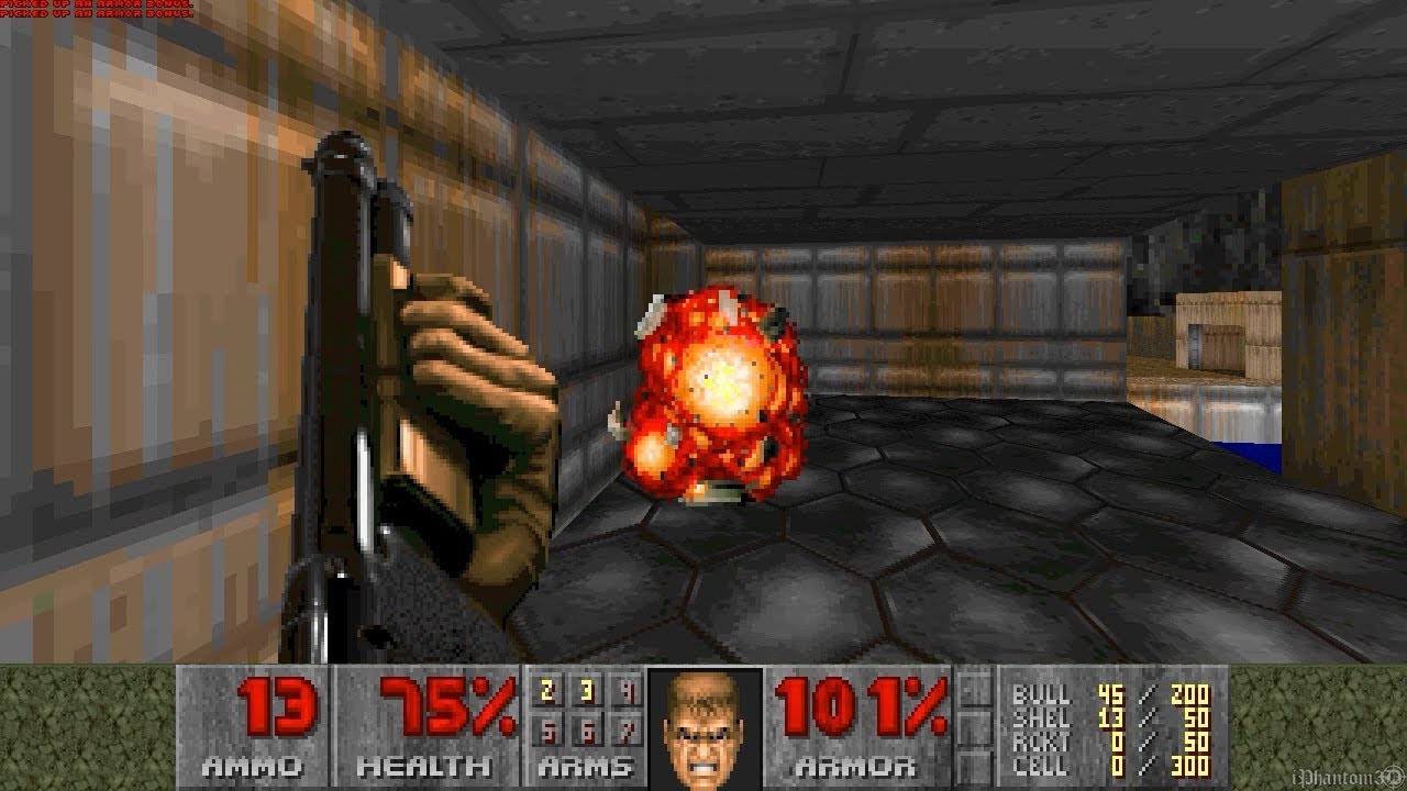 Doom 1 - Mission 1 Gameplay - YouTube