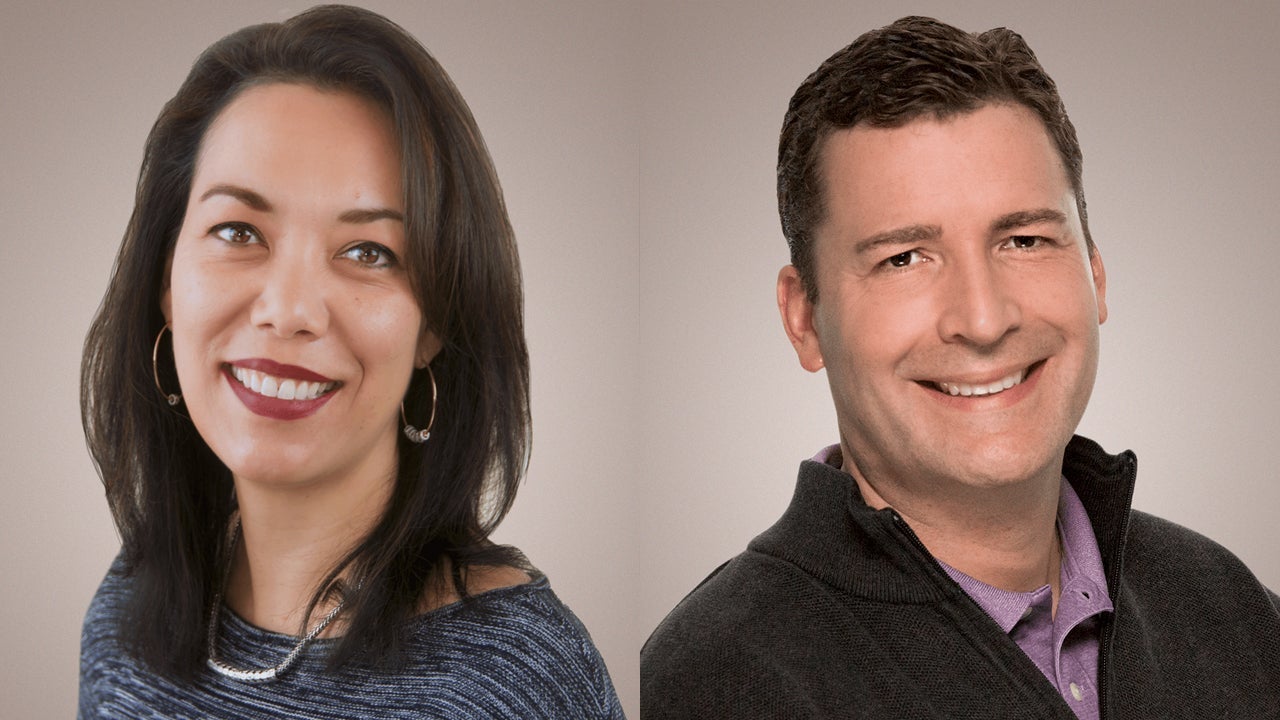 Jen Oneal, left, and Mike Ybarra, right. (Image credits: Activision Blizzard)