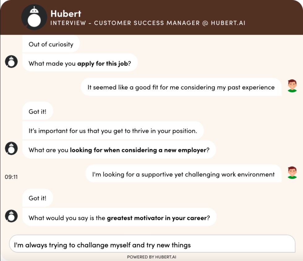 Hubert+1 automated screening software
