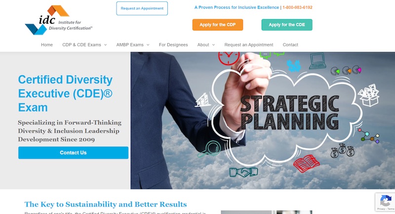 Certified Diversity Executive course by IDC