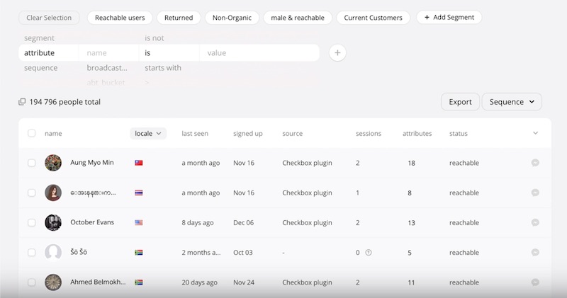 Chatfuel CRM platform