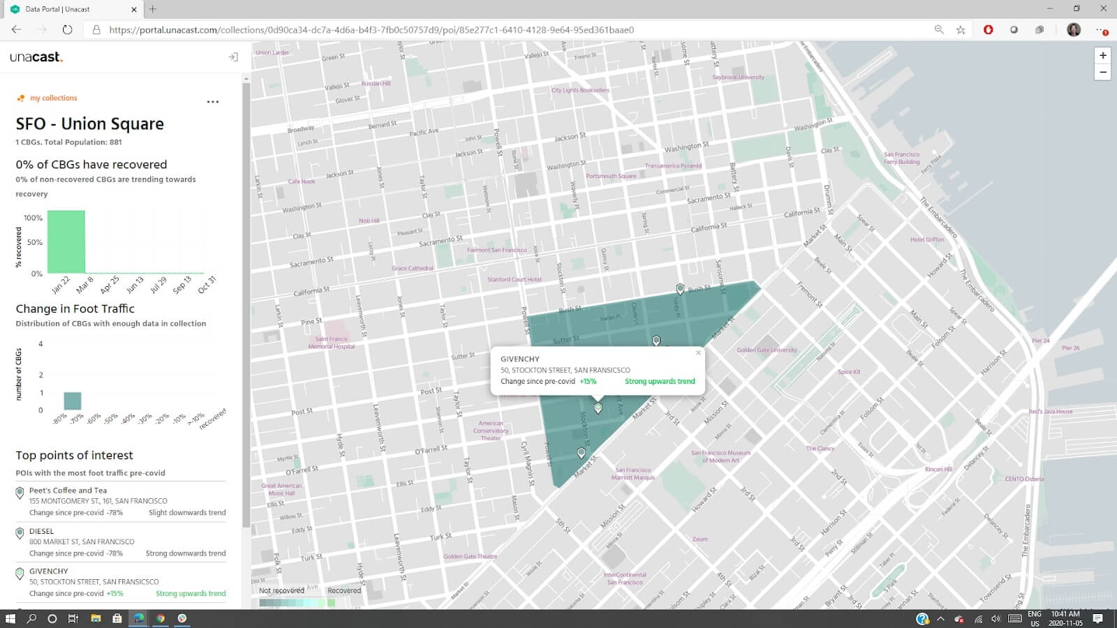 san francisco union square map