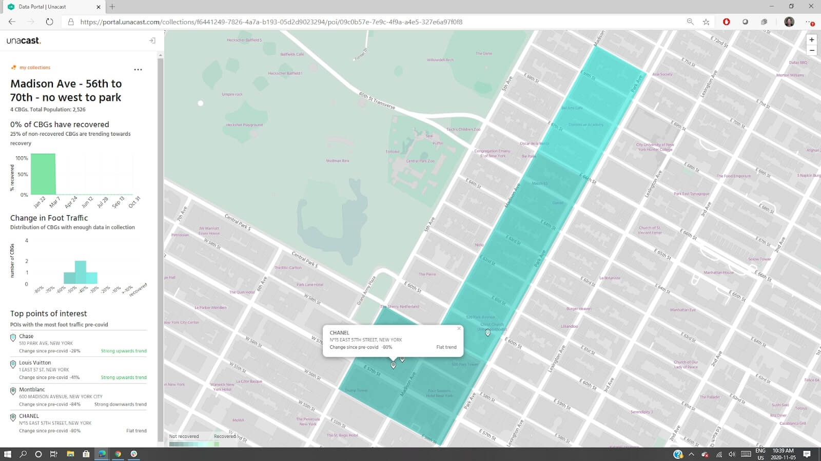 nyc madison ave map