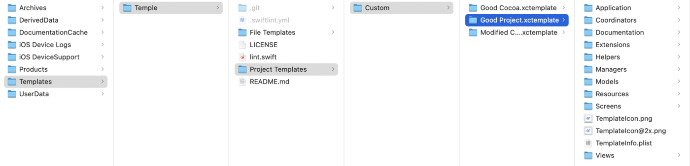 Xcode project templates and where to find them | GoodRequest