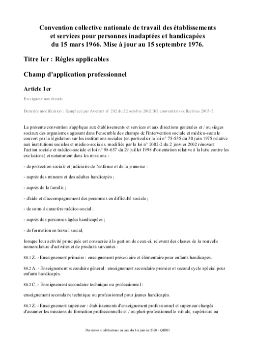 Convention collective 66 document et modèle à télécharger