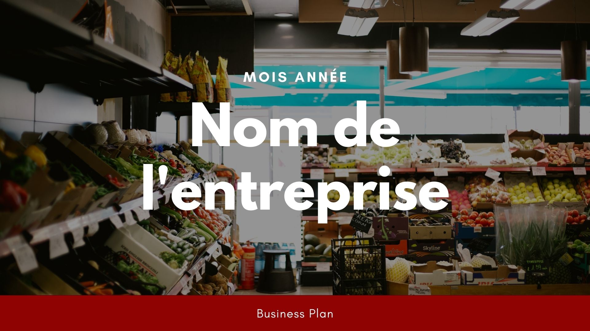 Modèle de business plan - Alimentation générale de nuit - document et