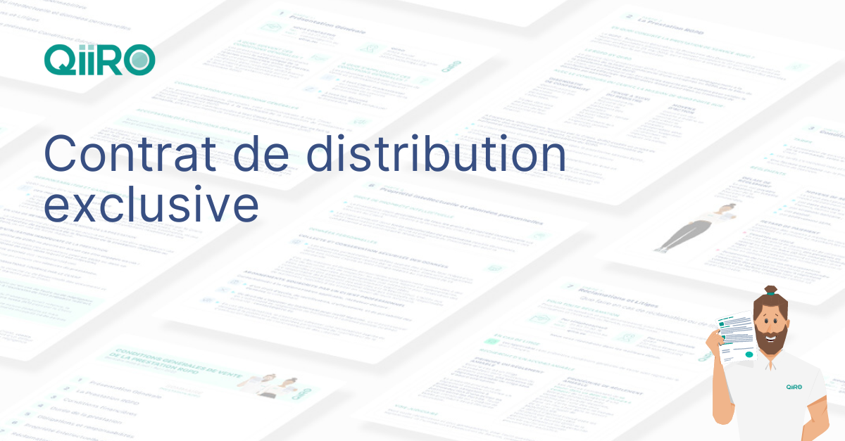 Contrat de distribution exclusive modèle à télécharger (2023)