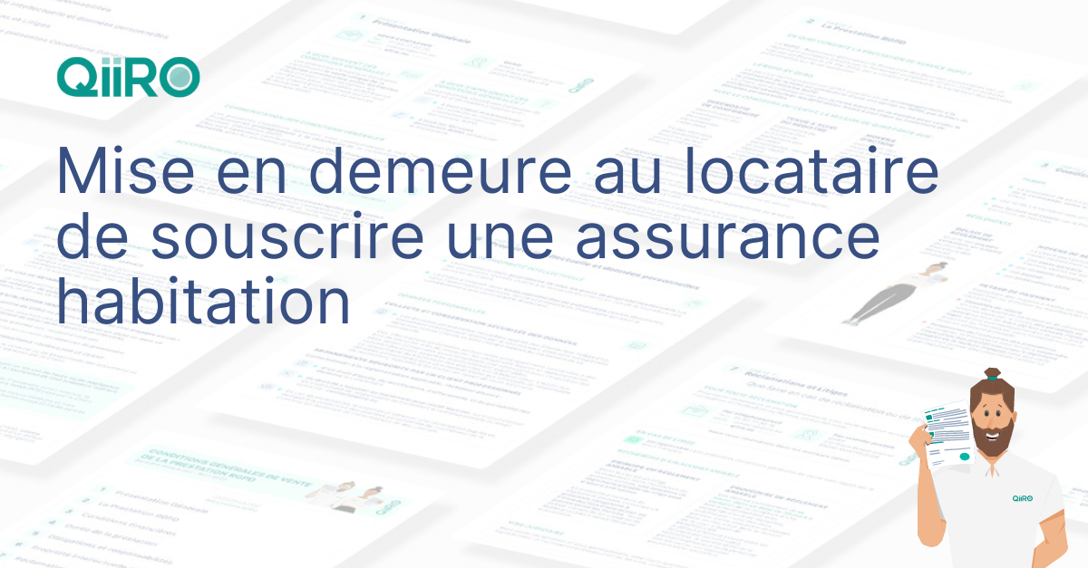 Mise En Demeure Au Locataire De Souscrire Une Assurance Habitation 