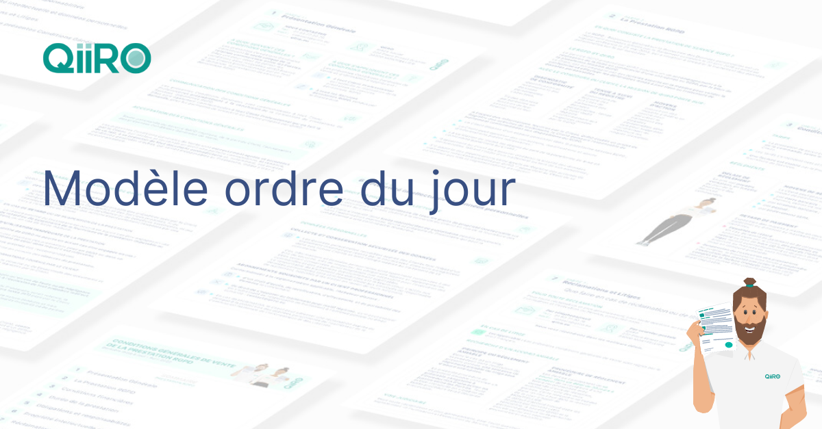 Modèle ordre du jour - document et modèle à télécharger