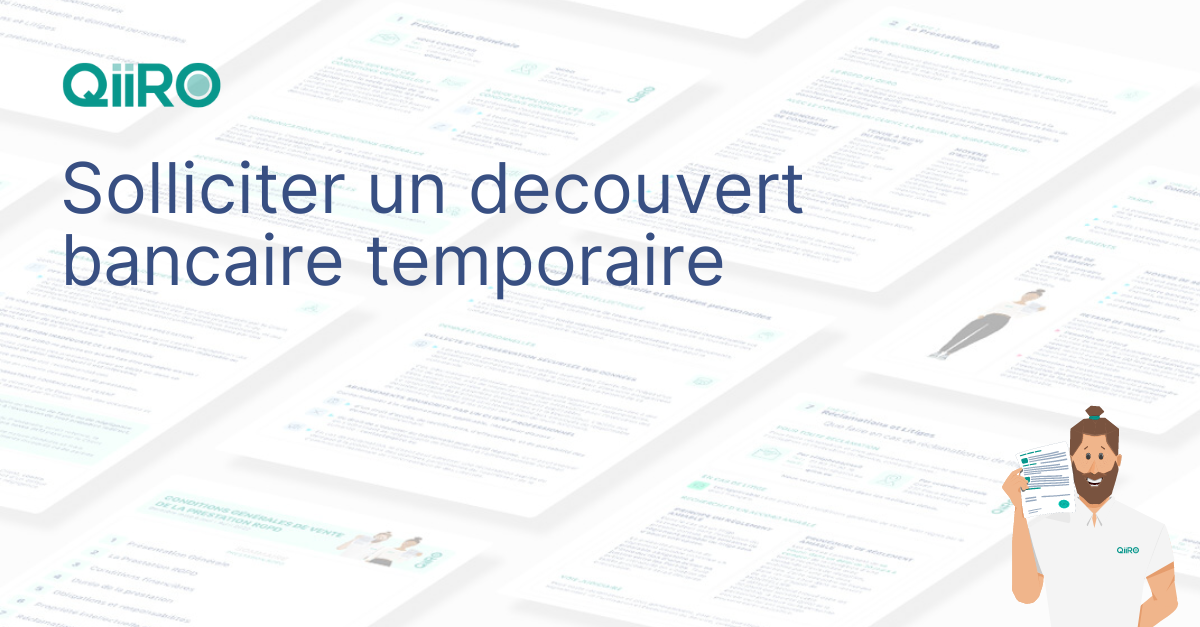 Solliciter un decouvert bancaire temporaire : modèle gratuit