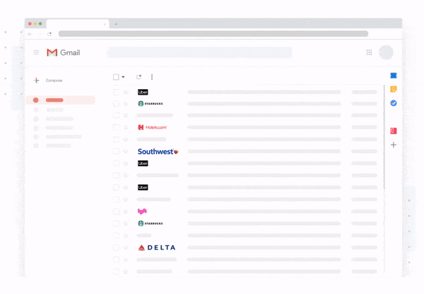 Expense tracking with the G Suite email extension