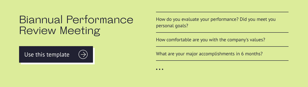 One-on-one meeting template by Vectorly