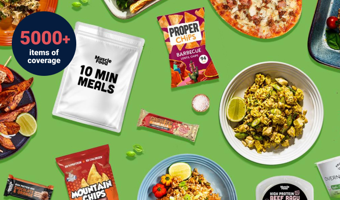 Musclefood PR campaign products