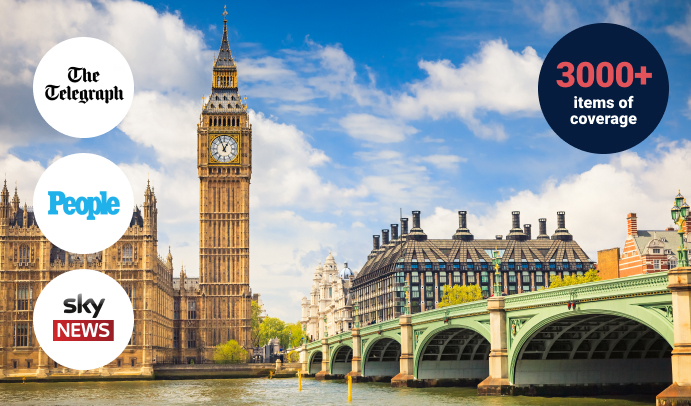 Big ben with statistics