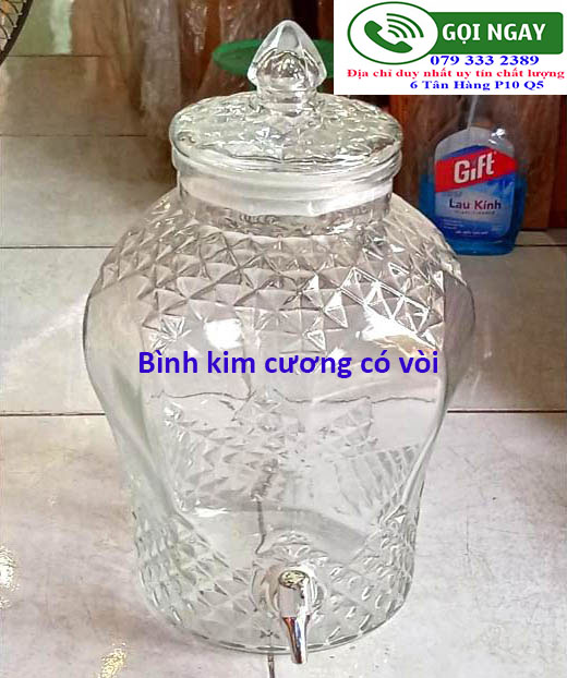 binh thuy tinh ngam ruou 20l khong voi