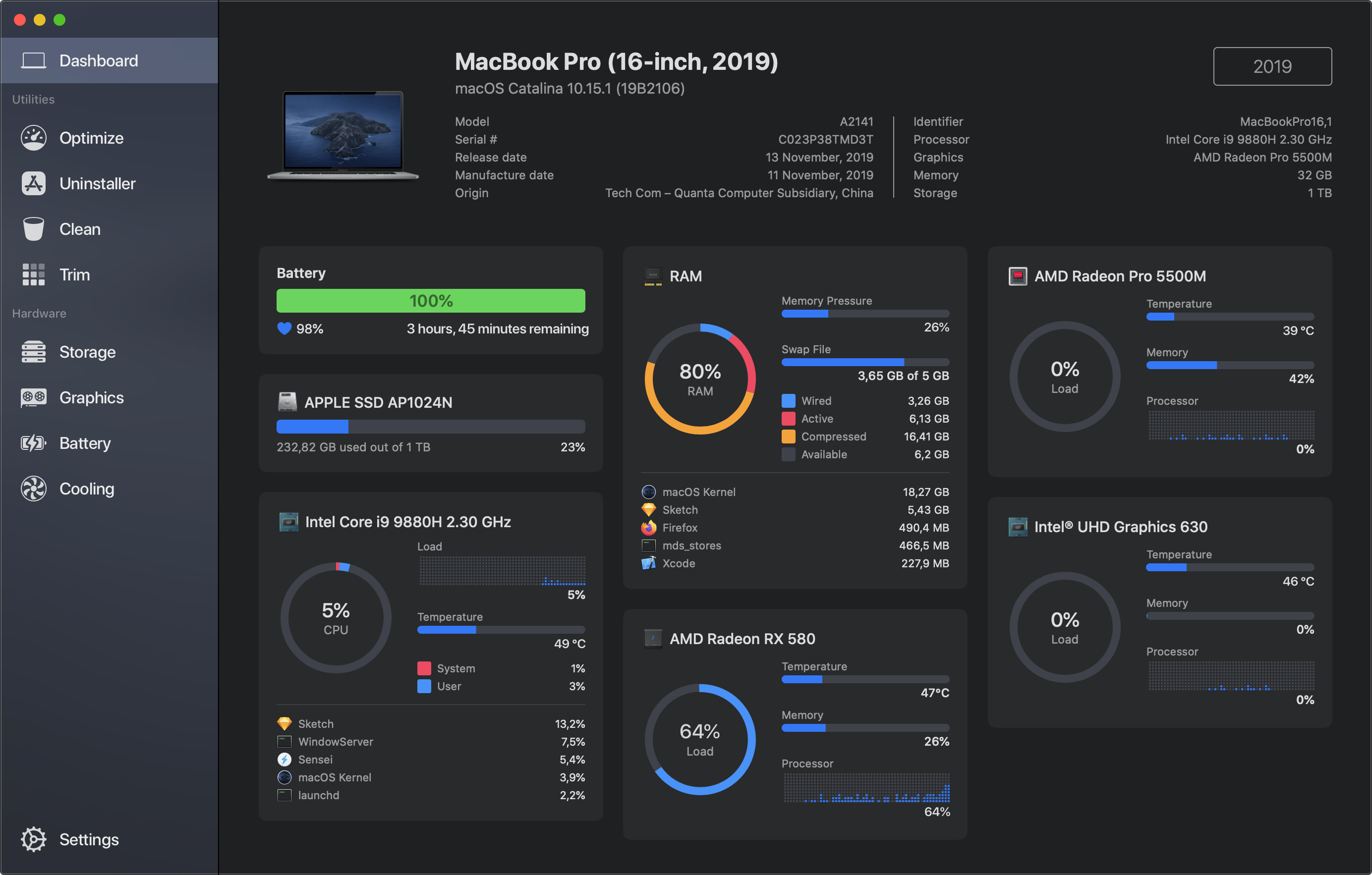 mac dashboard download for windows