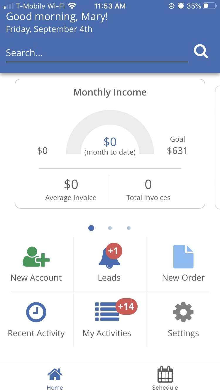 Mobile Home Page | ServiceMonster Help