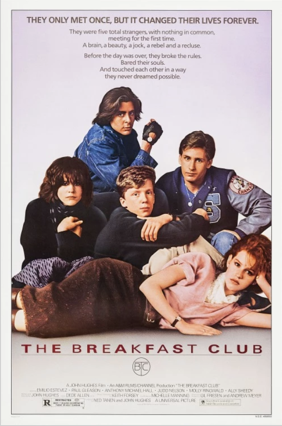 Movie Poster for the movie The Breakfast Club