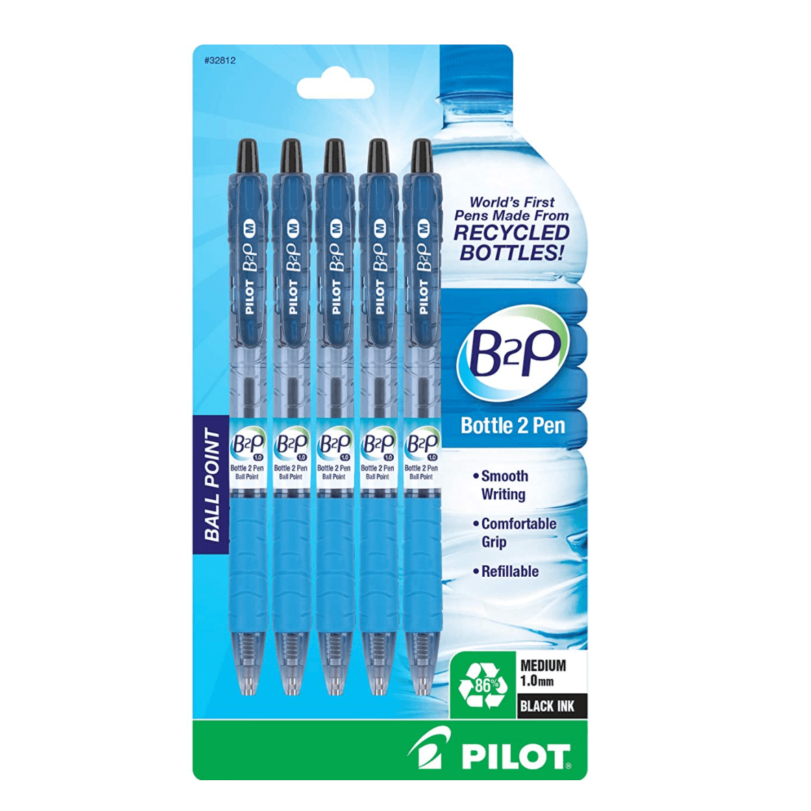 Blue Bottle 2 Pen Pens