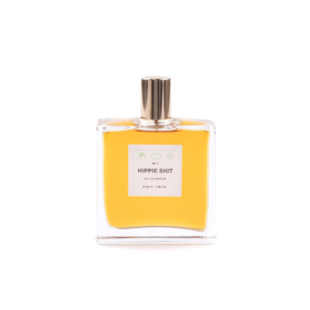 Yellow hippie shit cologne