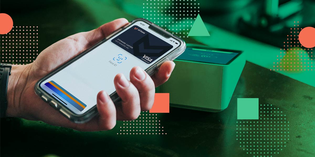An incidental benefit of digital wallets ... contactless payment.