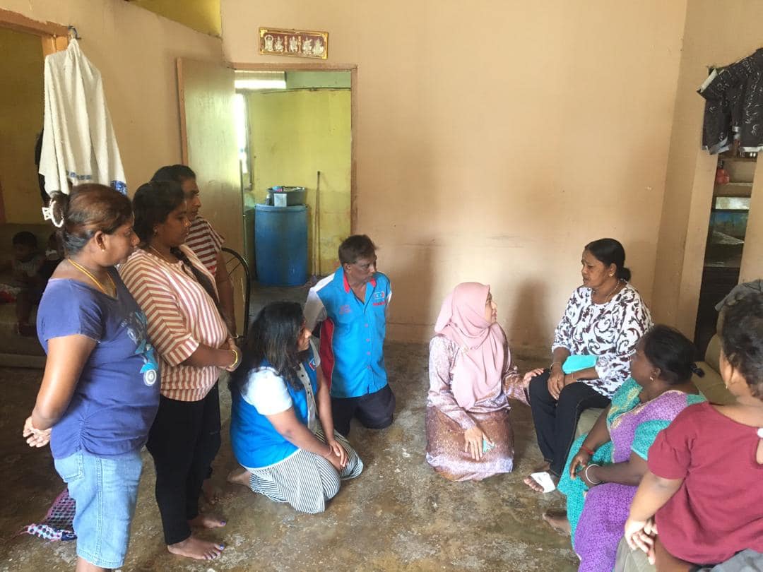 Adn Bukit Melawati Yb Juwairiya Zulkifli Melawat Anggota Keadilan Inisiatif