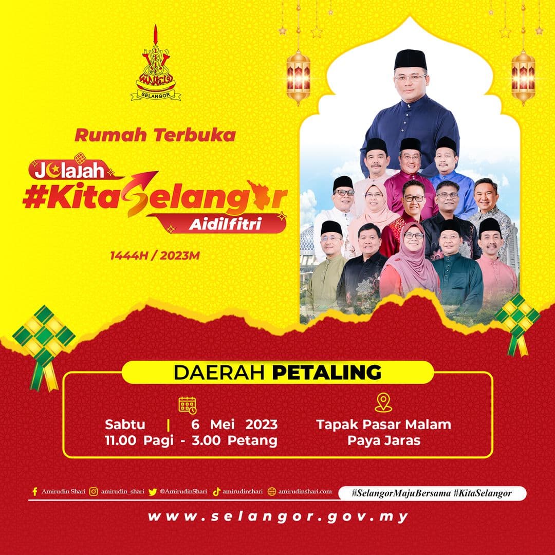 Warga Petaling Dijemput Ke Jelajah Kita Selangor Aidilfitri Inisiatif