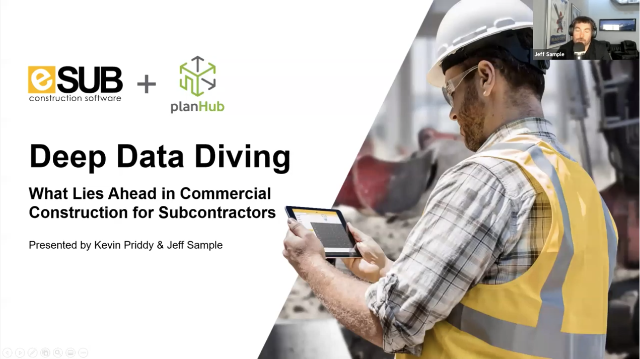 eSUB Construction Software and Planhub - Deep Data Diving