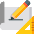 create construction bid icon