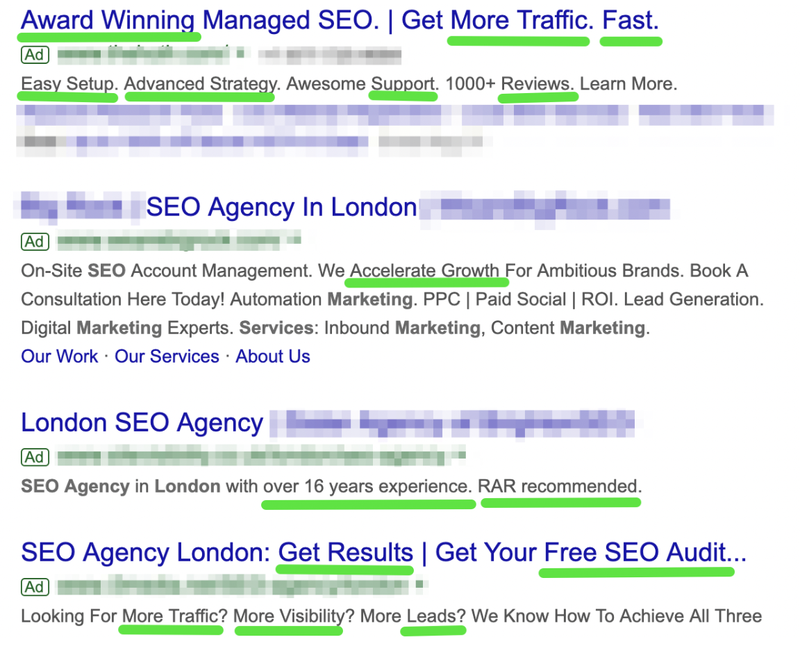 serp results value proposition