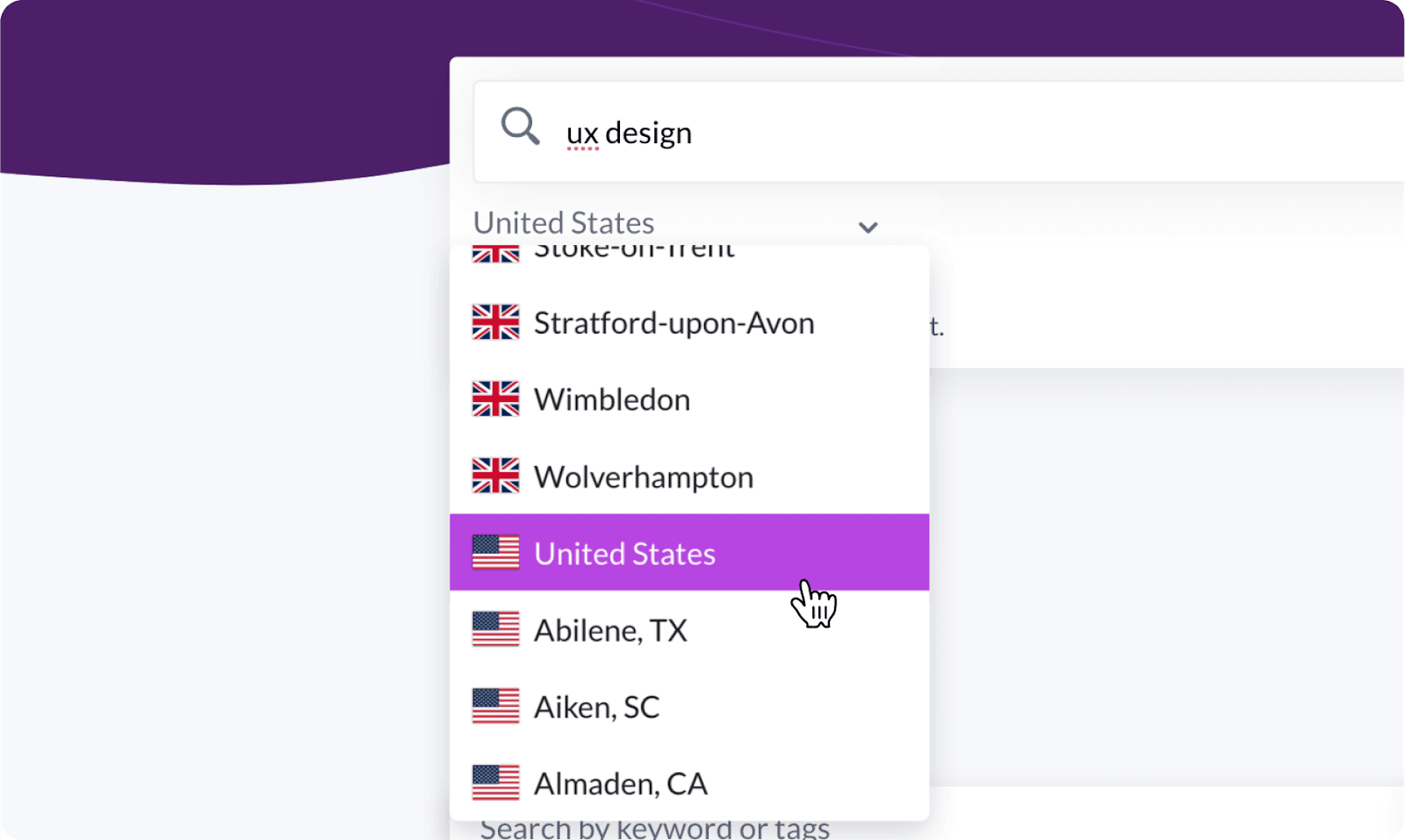 type head keyword and location in Surfer Content Planner