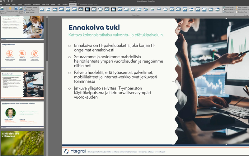 Vinkkivideo: PowerPoint kuvien pakkaaminen