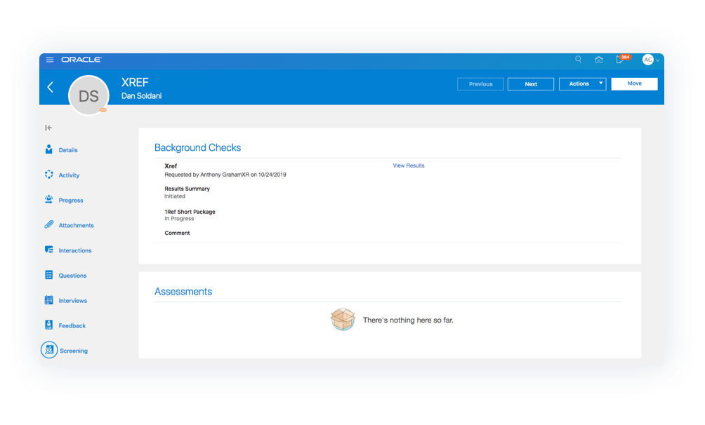 Oracle Recruitment Cloud & Xref - Simplified Workflows
