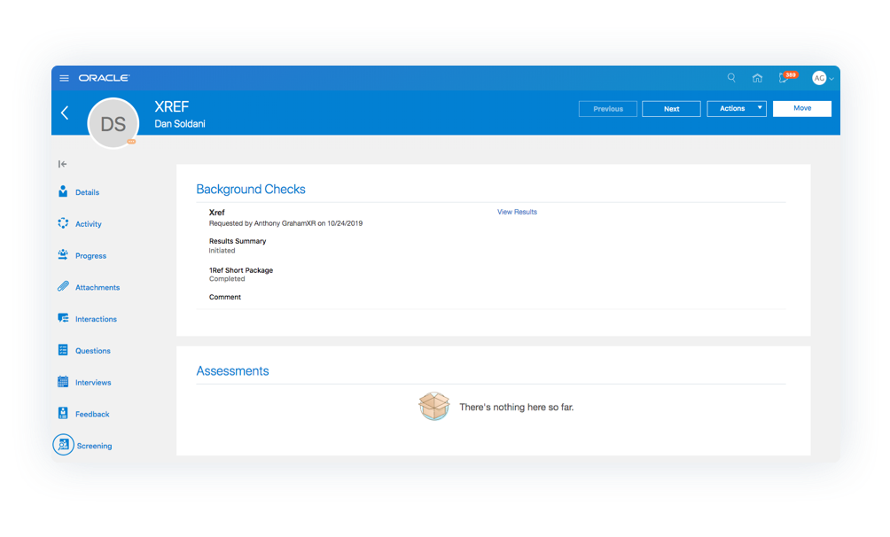 Oracle Recruitment Cloud & Xref - Simplified Workflows