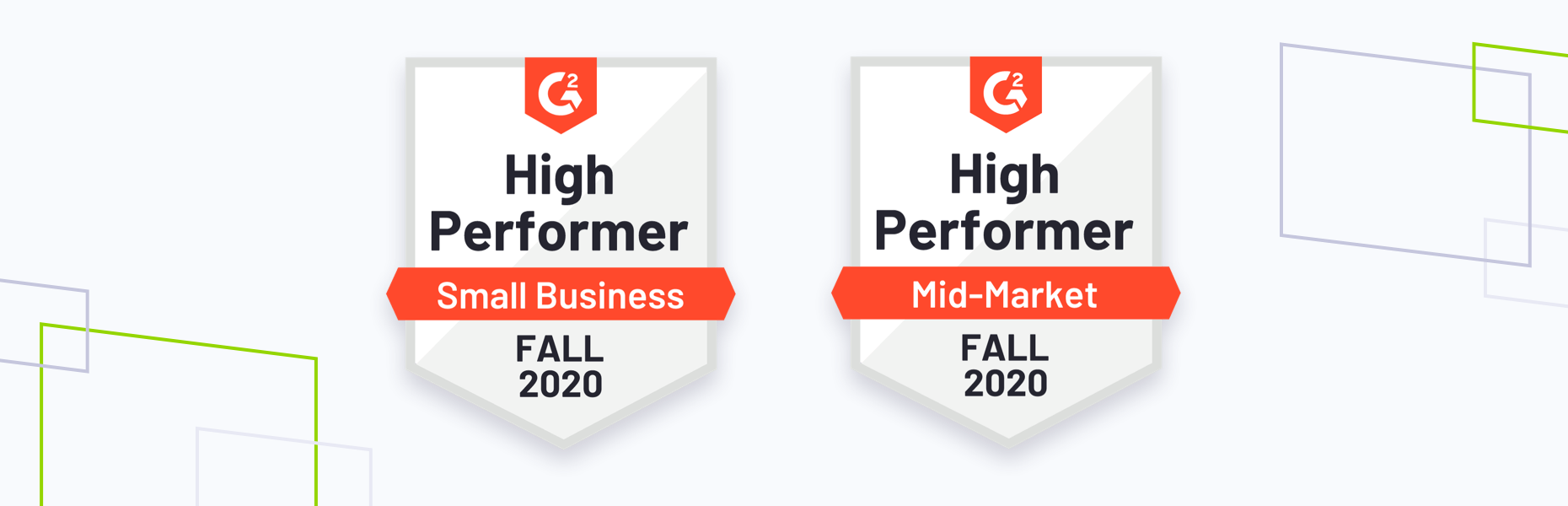 G2 fall 2020 badges, Requirements and high performer