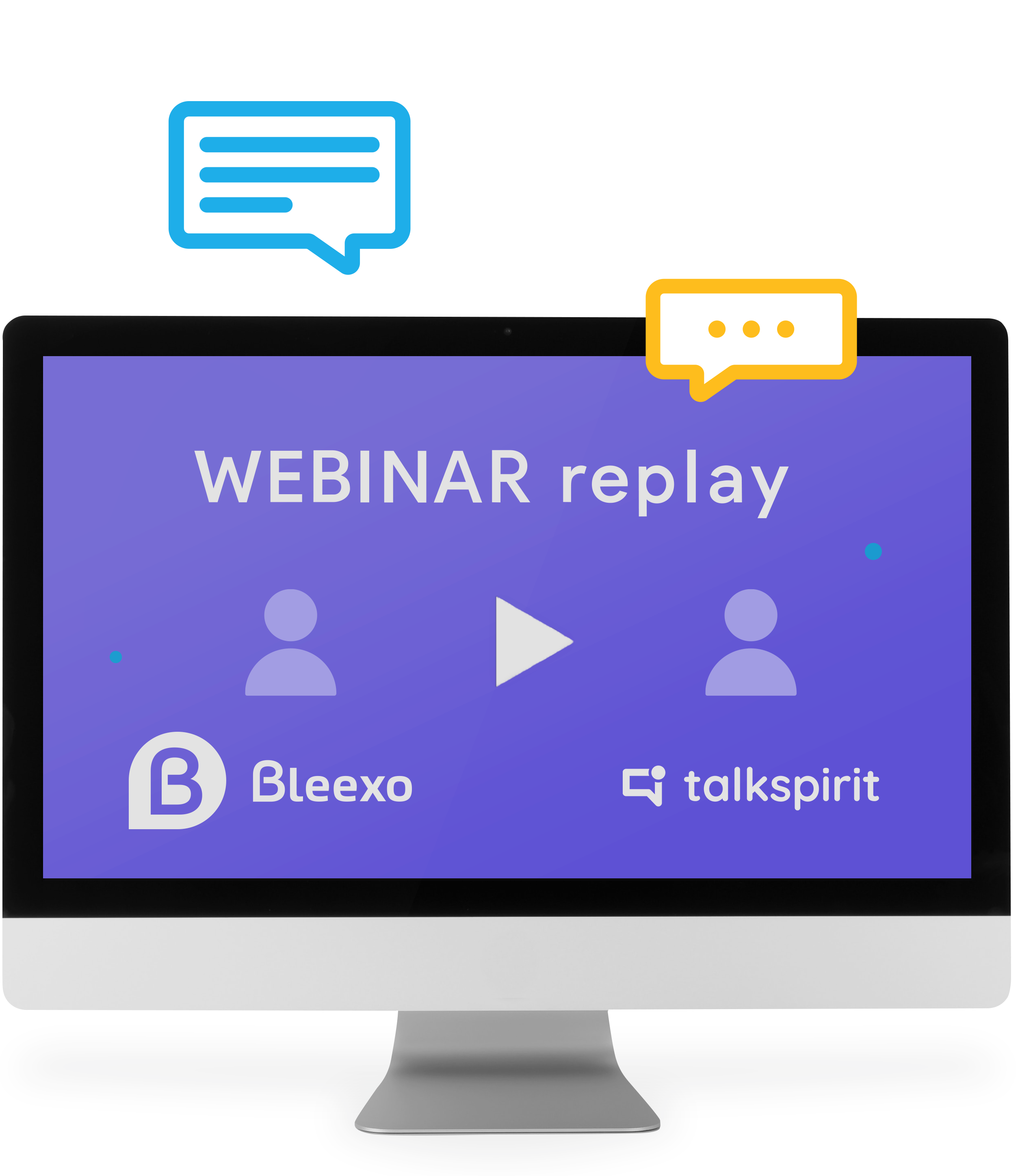 Visuel Webinar Bleexo avec Talkspirit