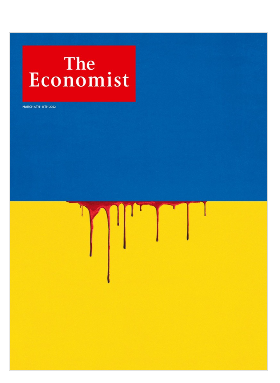 Okładka magazynu The Economist z 5 marca 2022